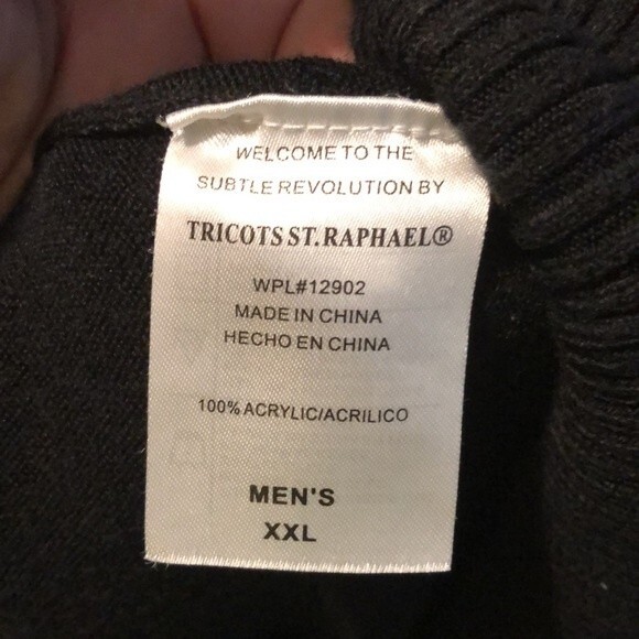 Tricots st Raphael quarter zip sweater size XXL - Picture 7 of 7